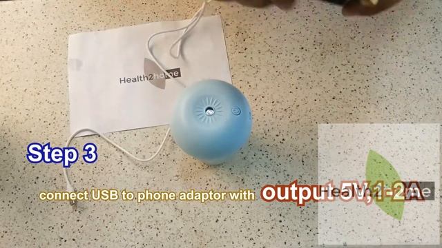 Health2Home - Mushroom Ultrasonic USB Air Humidifier / Diffuser- FIRST USE смотреть онлайн