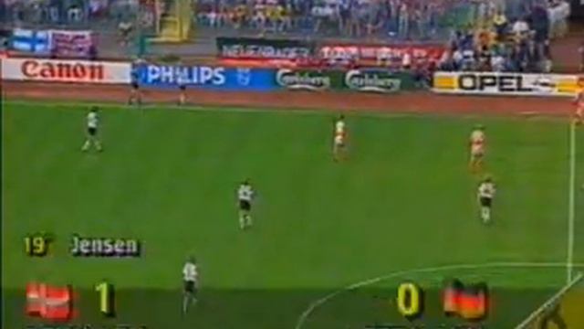Euros 1992 Final Full Match: Denmark Vs. Germany (2-0)