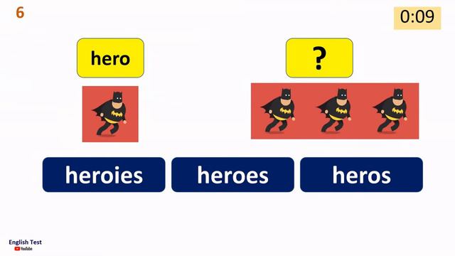 Plural Nouns Quiz for Kids смотреть онлайн