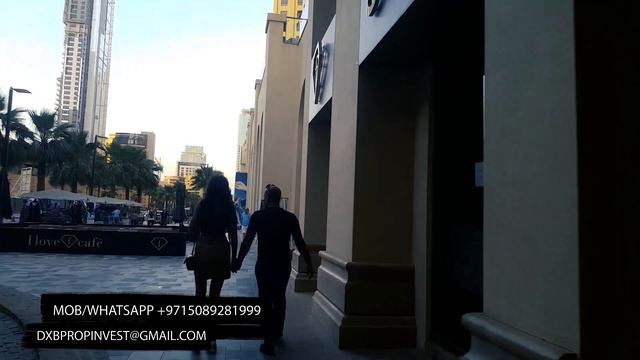 Экскурсия по Дубаю. Обзор JBR Walk Джумейра Бич ОАЭ Дубай Часть 1 смотреть онлайн