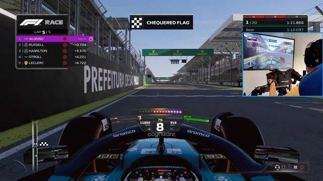 F1 23 GAMEPLAY PS5 FANATEC GT DD PRO смотреть онлайн