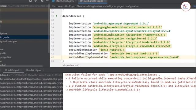 Fixed [!] Duplicate class error in ANDROiD STUDiO смотреть онлайн