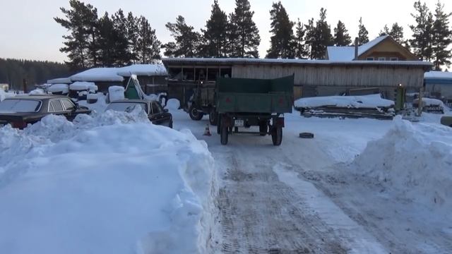 Учебная езда с прицепом на Газ-63. смотреть онлайн