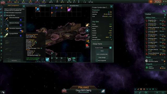 ｢Stellaris｣ Fleet Design Guide - All Ship Builds! смотреть онлайн