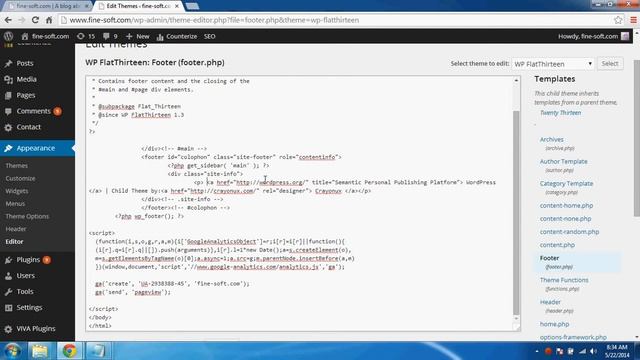 how to change footer in wordpress смотреть онлайн