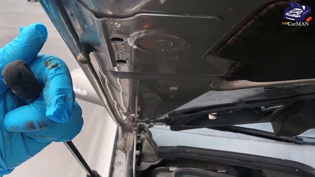 How To Change Hood Struts On Mercedes ML 350 W164 | MrCarMAN