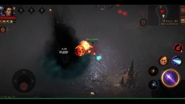 Diablo Immortal F2P Level 799 Wizard SOLO Helliquary Raid Hell VII versus Dymdrail Crawling Woe смотреть онлайн