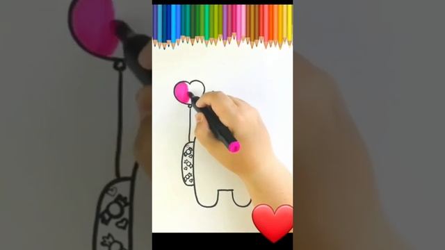 как рисовать рисованые для детей | drawing for kids #drawing #рисование #рисунокдлядетей #amongus смотреть онлайн