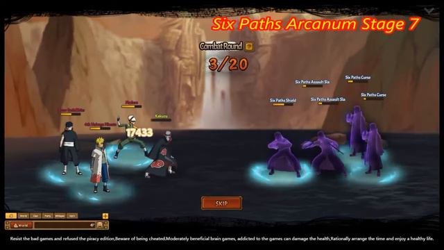 Six Paths Arcanum Stage 7 - Anime Ninja/Ninja Classic/Unlimited Ninja смотреть онлайн