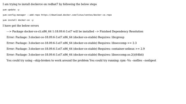 Unix & Linux: Installing docker CE on redhat 7 (3 Solutions!!) смотреть онлайн