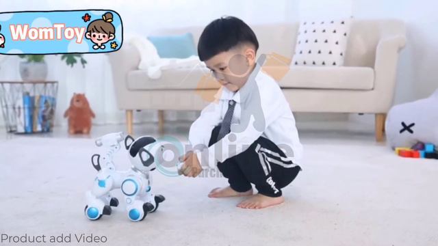 WomToy RC Remote Control Robotic DogKids Toys Electronic Pets Interactive Intelligent.. Review