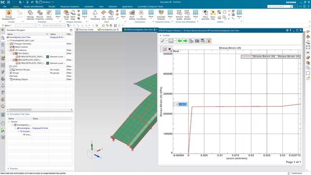 HOW TO | How to run a nonlinear plastic analysis with Simcenter 3D | Tutorial смотреть онлайн