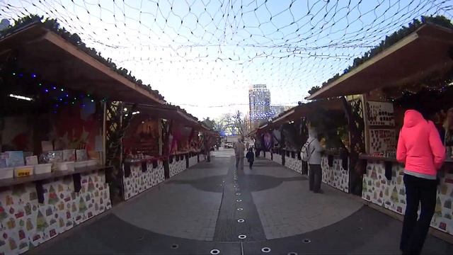 Новогодная ярмарка в г.Краснодаре. конец 2015 год. смотреть онлайн