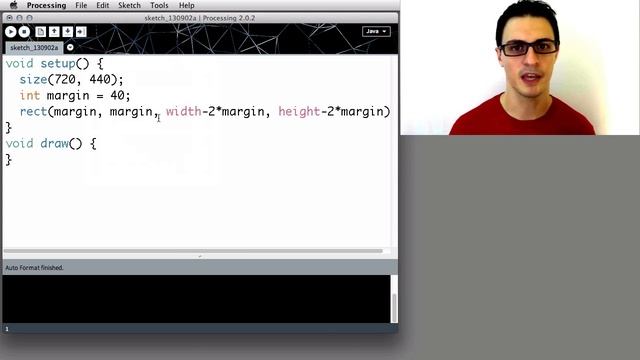 Programming 1: Get Processing, What Can Processing Do, Text Log, Rectangle, Comments, Mouse смотреть онлайн