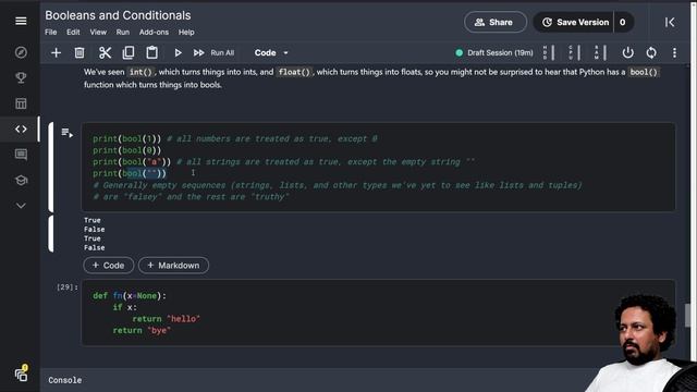 Kaggle's 30 Days Of ML (Day-4): Python Booleans and Conditionals смотреть онлайн