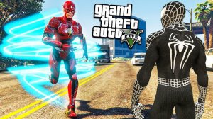 ГТА 5 МОДЫ ЧЕРНЫЙ ЧЕЛОВЕК ПАУК ПРОТИВ ФЛЭША! ОБЗОР МОДА В GTA 5 ИГРЫ ГТА МИР МОДОВ ВИДЕО GTA 5 МОДЫ