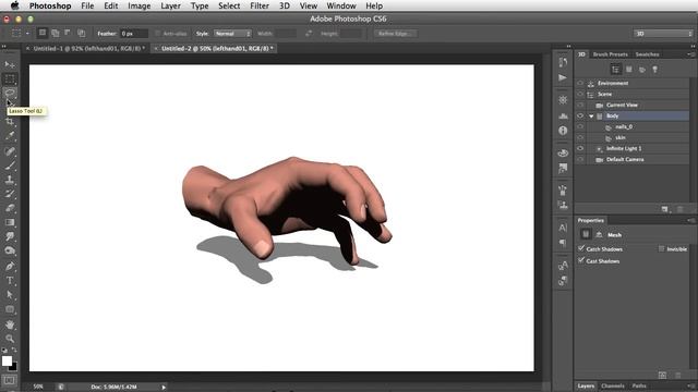 Introduction to Photoshop CS6 Extended's New 3D Capabilities смотреть онлайн