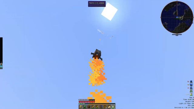 ЗАПУСК SPACEX В MINECRAFT смотреть онлайн