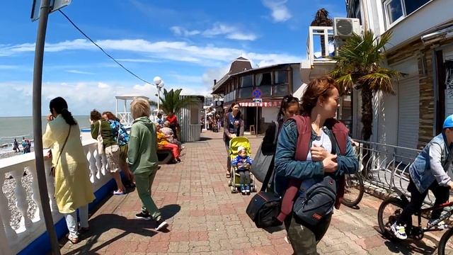 Набережная Лазаревское, Цены столовой "Черноморская чайка", 05.06.2021.?ЛАЗАРЕВСКОЕ СЕГОДНЯ?СОЧИ. смотреть онлайн
