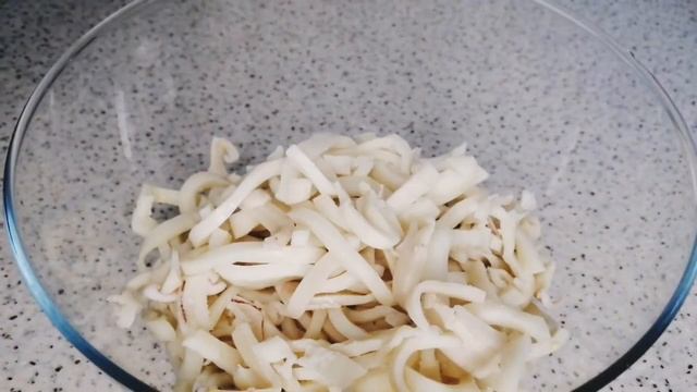 Салат из кальмаров. Вкусный салат из кальмаров смотреть онлайн