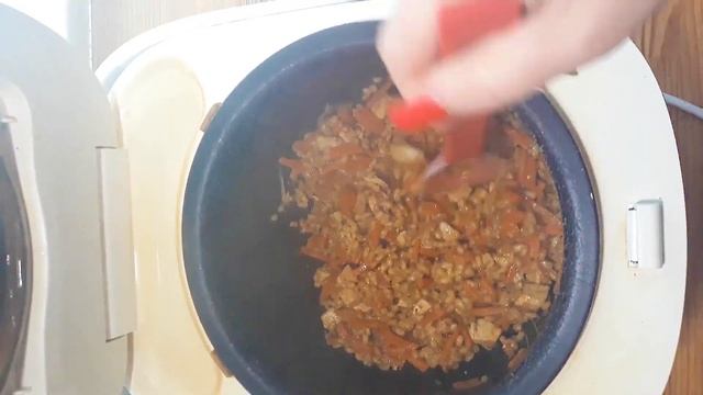 Быстрый плов из перловки! Дешево, вкусно и быстро. Две порции за 1 доллар!