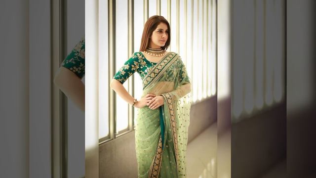 Green Saree Look#Pinksareelook смотреть онлайн
