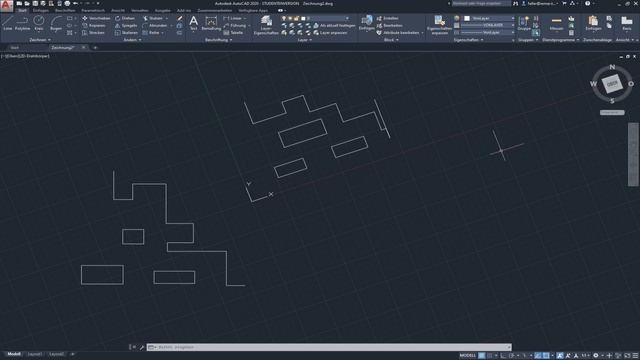 AutoCAD 2020 (deutsch) - Einheit 13 - 2d BKS (BenutzerKoordinatenSystem) смотреть онлайн