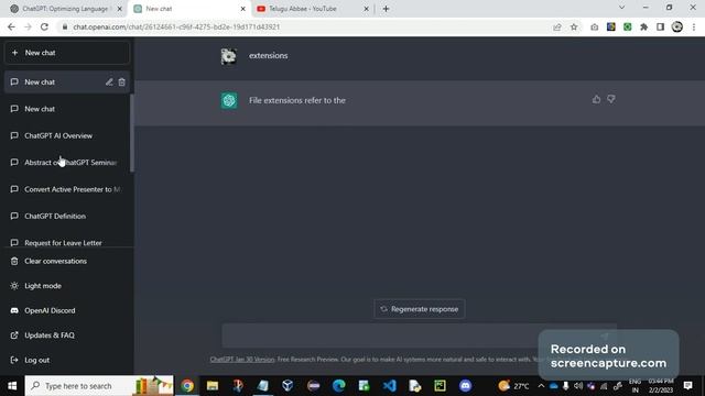 ChatGPT with Python, HTML ,CSS ,SQL | #website | #chatgpt | #teluguabbae смотреть онлайн