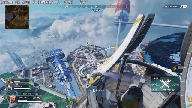 🎮 AMD Radeon RX Vega 8 [R4000/5000, 15W] - Apex Legends gameplay benchmarks (1080p) смотреть онлайн