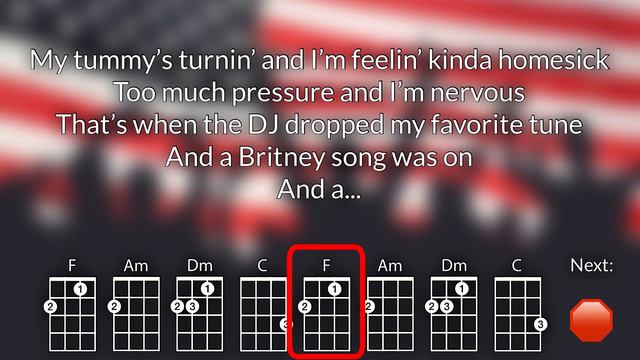 Party in the U.S.A. Ukulele Play Along (Key of F) смотреть онлайн