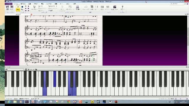 "Happy birthday to you" variation②　bossa nova　solo piano style tutorial смотреть онлайн
