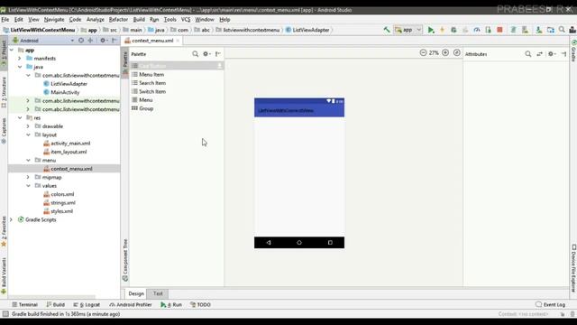 Android tutorial (2018) - 72 - ListView with Contextual Action Mode смотреть онлайн