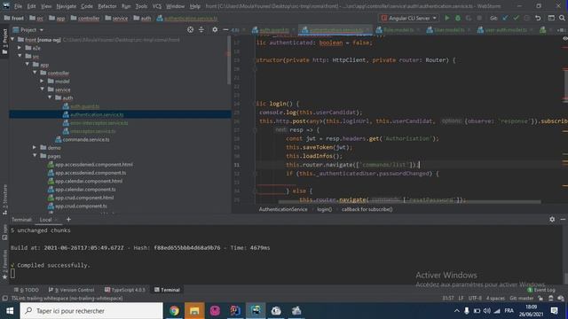 spring security et JWT front end смотреть онлайн