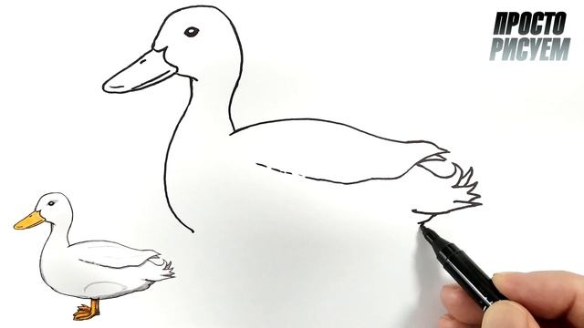 Как нарисовать УТКУ смотреть онлайн