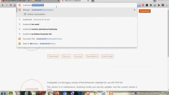 CODEIGNITER: Solución a un error de instalación del framework para php Codeigniter. смотреть онлайн