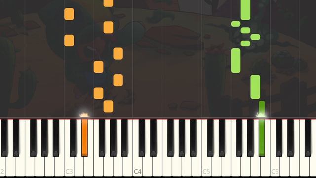 Brawl Stars OST Battle 8 - Piano Tutorial смотреть онлайн