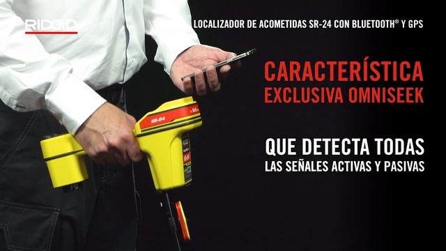 RIDGID Localizador de tuberías SR-24 con Bluetooth® y GPS смотреть онлайн