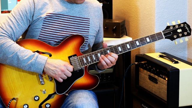 Epiphone ES 335 inspired by Gibson figured tea burst смотреть онлайн