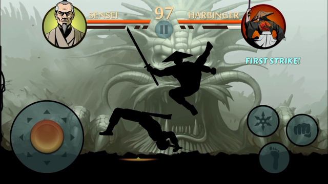 Shadow fight 2 SENSEI Vs LOTUS & HARBINGER & HERMIT⚔️🐉☯️ Old Wounds Territory Secret Path смотреть онлайн