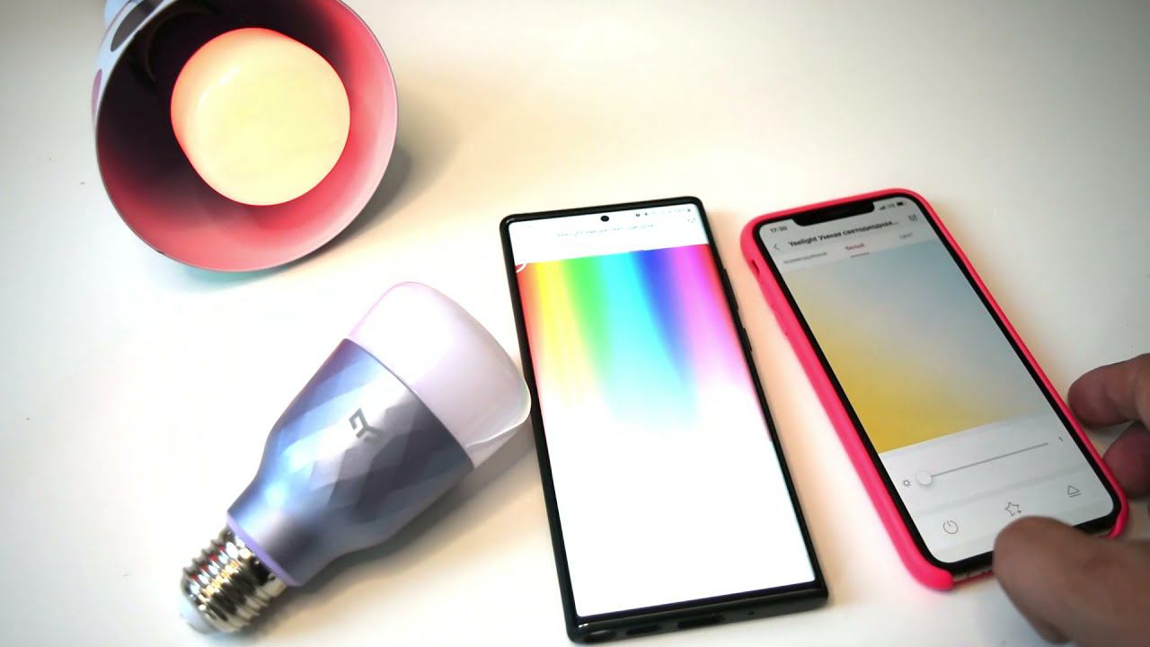 Обзор умной лампы YeeLight 1SE Color. Тестирование YeeLight 1SE Color смотреть онлайн