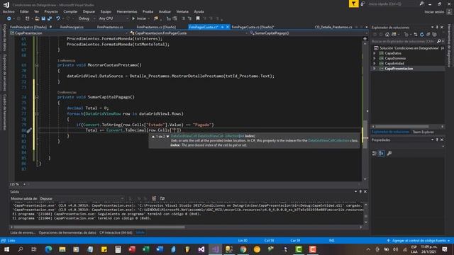 Sumar valores de una columna con condición en un DataGridView utilizando C# смотреть онлайн