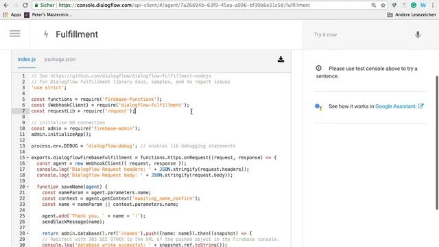Dialogflow Chatbot - How to Trigger a Slack Message via Webhook from your Firebase Function смотреть онлайн