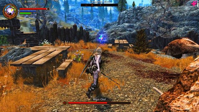 Skyrim: Vanilla/Ultimate Boss Fight Mod: Rouge Chief Boss смотреть онлайн