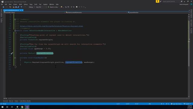 Unity First Person Narrative Tutorial 6 - Interactive Objects and Raycasting смотреть онлайн