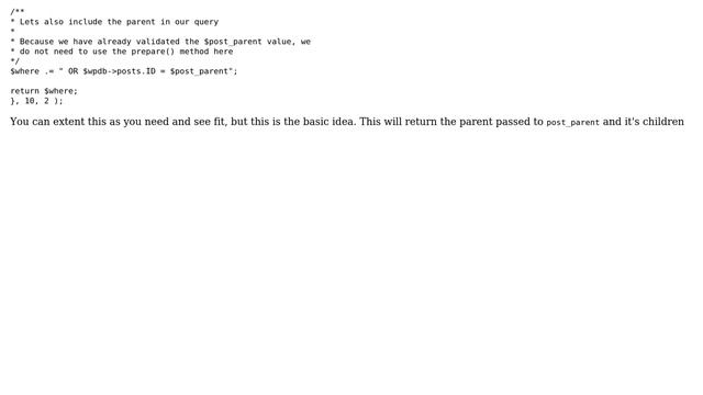 Wordpress: Return parent post with its children using WP_Query? (5 Solutions!!) смотреть онлайн