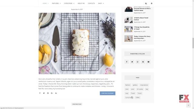 Iggy - Clean Blog & Magazine WordPress Theme TMT | Free Template Sid смотреть онлайн