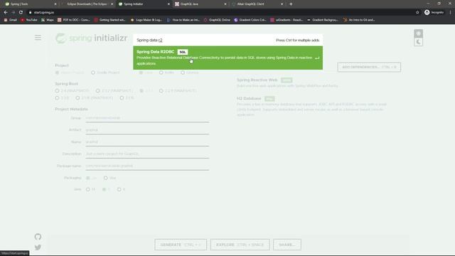 GraphQL Spring Boot #5 - Setting up a Spring Boot project for GraphQL. смотреть онлайн