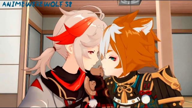 The Unexpected Surprise -【Gorou x Kazuha】-【Genshin Impact MMD】 смотреть онлайн
