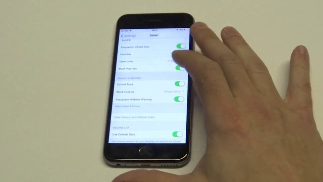 Iphone 6s - Delete Safari History смотреть онлайн