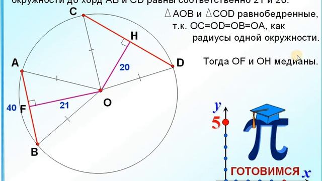 ОГЭ Задание 24 Равенство прямоугольных треугольников смотреть онлайн